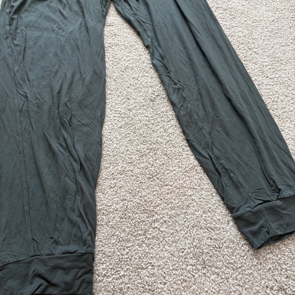 Eberjey Pajama Pants Womens M Green Jogger Lounge Relax Cozy Quiet Luxury Modal - Picture 3 of 7